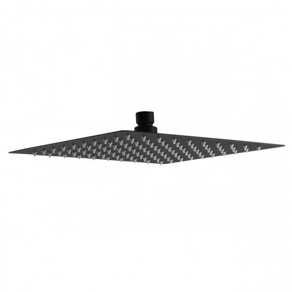 Душевая лейка TSQ-250-BL Тропик SUS304 черная матовая 250*250мм, TOPAZ