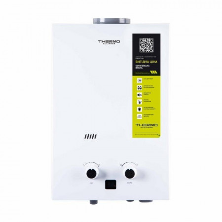 Колонка газовая дымоходная Thermo Alliance Compace JSD20-10CL 10 л White