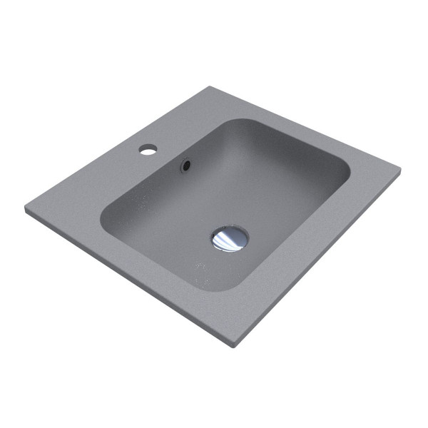 Умивальник DELLA 500 MIRASTONE GRAY Miraggio