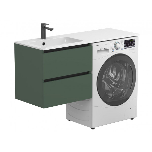 Тумба підвісна LUMO Ліс зелений для умивальника DELLA 1200 L Miraggio