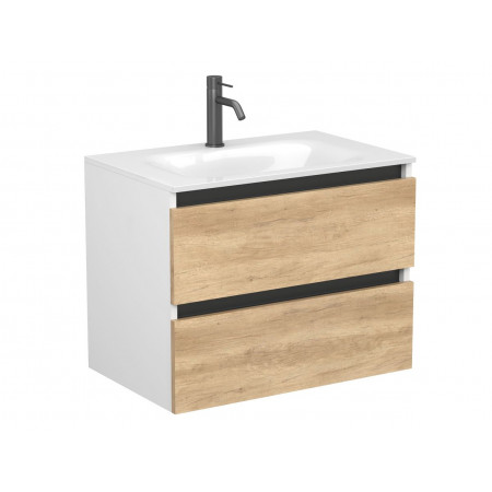 Тумба підвісна NATURA Дуб Небраска для умивальника JESSEL 700 Miraggio