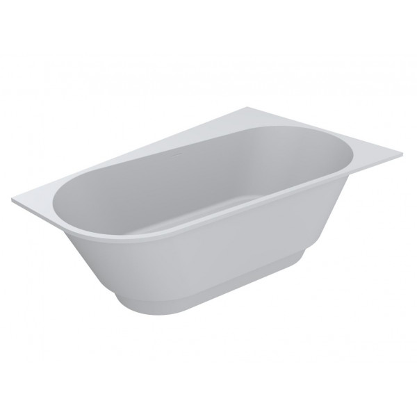 Ванна LAYLA CR асиметрична кутова, правостороння Miraggio