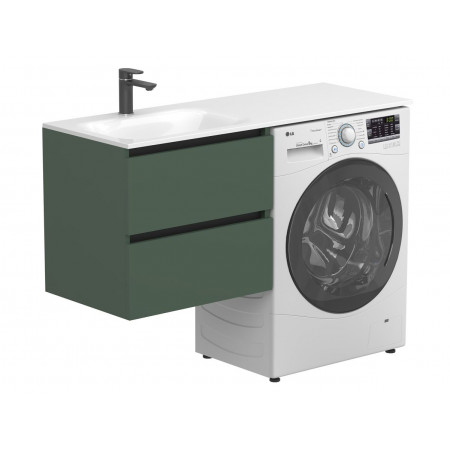 Тумба підвісна LUMO Ліс зелений для умивальника JESSEL 1200 L Miraggio