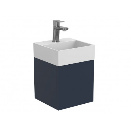 Тумба підвісна MINIMA синя для умивальника TONI 300 Miraggio
