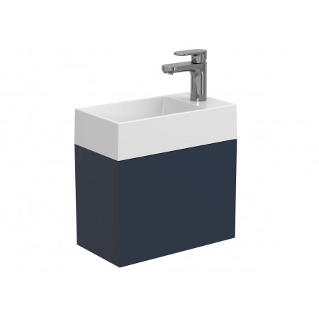 Тумба підвісна MINIMA синя для умивальника COPPER 400 Miraggio