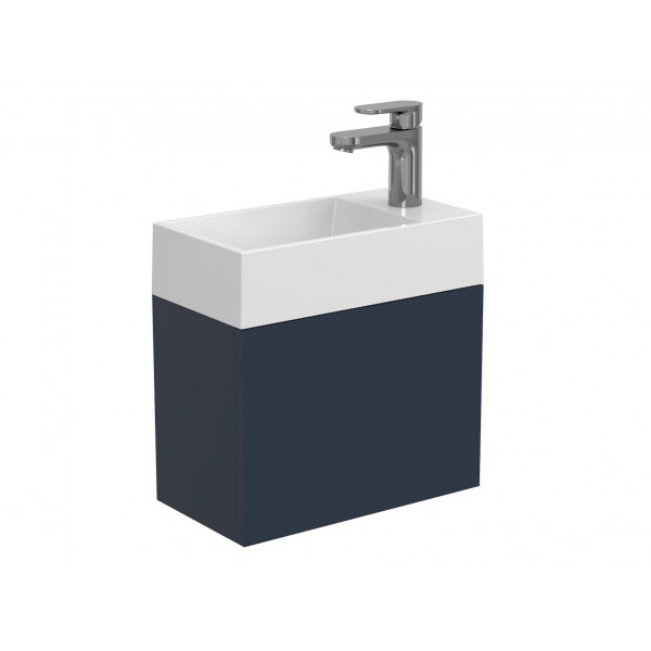 Тумба підвісна MINIMA синя для умивальника COPPER 400 Miraggio
