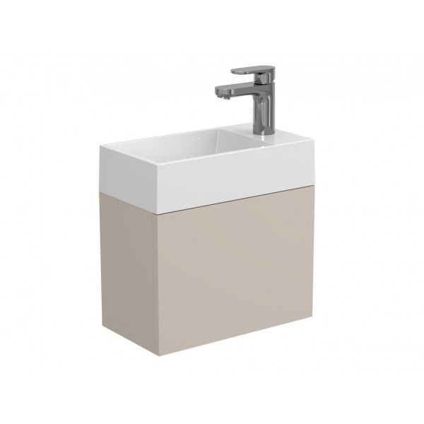 Тумба підвісна MINIMA сіра для умивальника COPPER 400 Miraggio