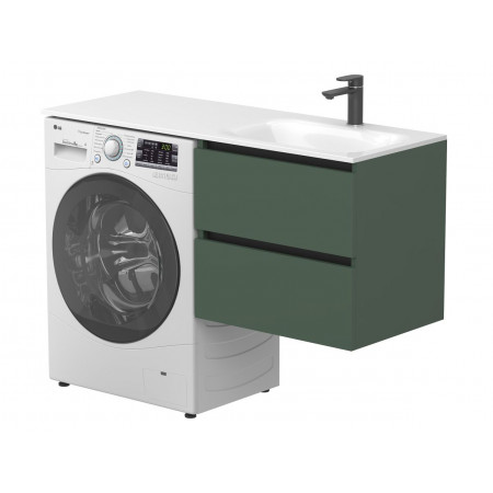 Тумба підвісна LUMO Ліс зелений для умивальника JESSEL 1200 R Miraggio