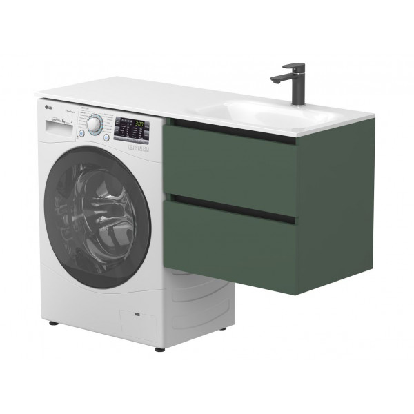 Тумба підвісна LUMO Ліс зелений для умивальника JESSEL 1200 R Miraggio