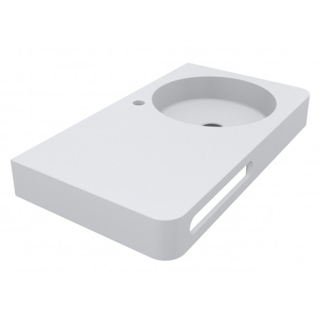 Умивальник LOOP 800 R MIRASOFT Miraggio