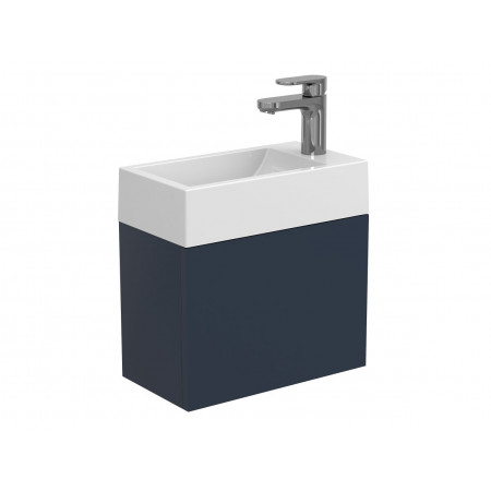 Тумба підвісна MINIMA синя для умивальника FARO Miraggio