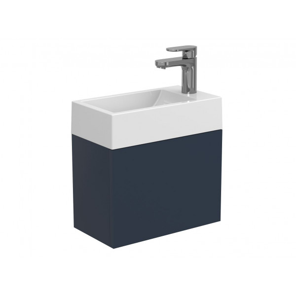 Тумба підвісна MINIMA синя для умивальника FARO Miraggio