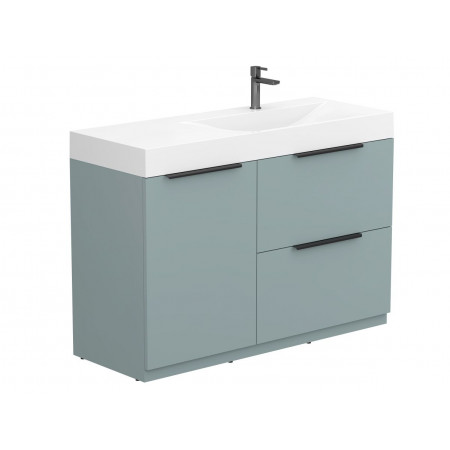 Тумба підлогова ALBA Лагуна з умивальником VIOLA 1200 R Miraggio