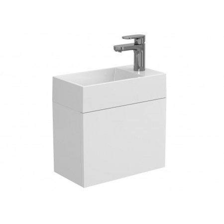 Тумба підвісна MINIMA біла матова для умивальника COPPER 400 Miraggio