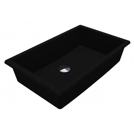 Умивальник BOGOTA 505 MIRASTONE BLACK SHINE Miraggio