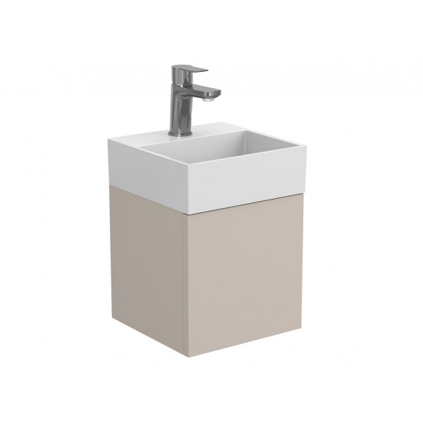 Тумба підвісна MINIMA сіра для умивальника TONI 300 Miraggio