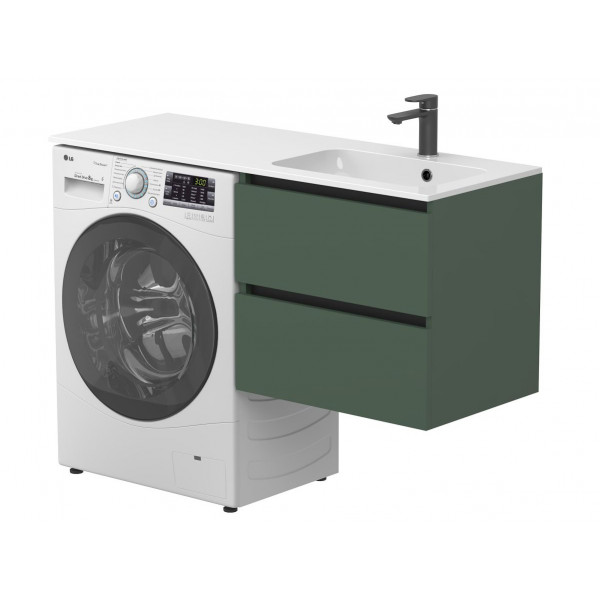 Тумба підвісна LUMO Ліс зелений для умивальника DELLA 1200 R Miraggio