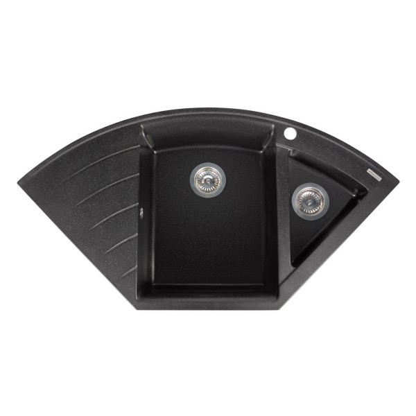 Кухонна мийка EUROPE black shine Miraggio
