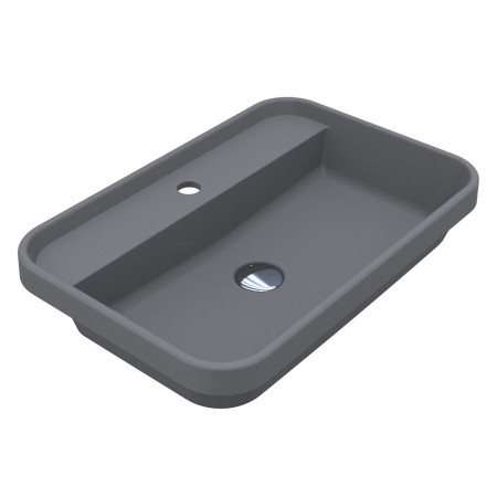 Умивальник OCEAN 600 MIRASTONE GRAY Miraggio