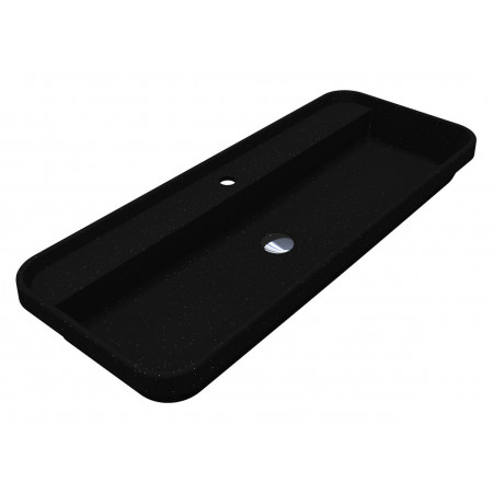 Умивальник OCEAN 1000 MIRASTONE BLACK SHINE Miraggio