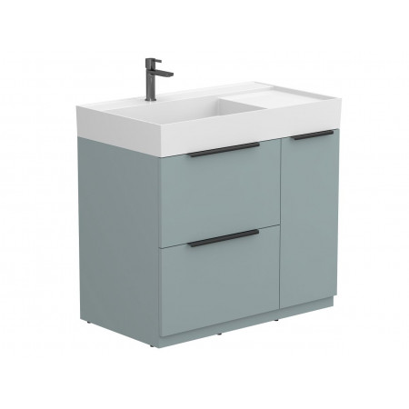 Тумба підлогова ALBA Лагуна з умивальником SOUL 900 Miraggio