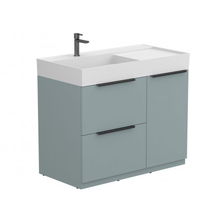 Тумба підлогова ALBA Лагуна з умивальником SOUL 1000 Miraggio