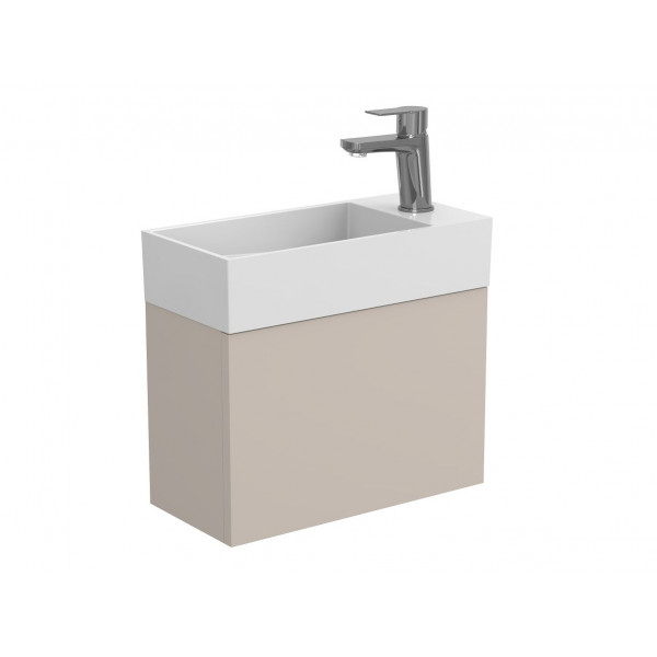 Тумба підвісна MINIMA сіра для умивальника TONI 450 Miraggio