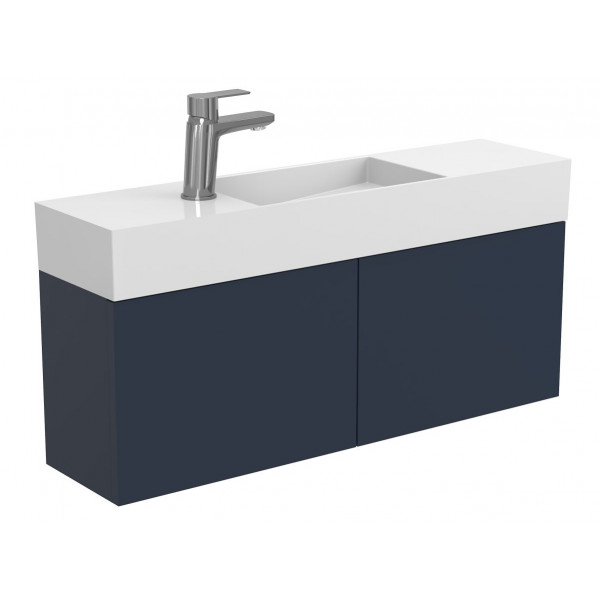 Тумба підвісна MINIMA синя для умивальника TONI 850 Miraggio