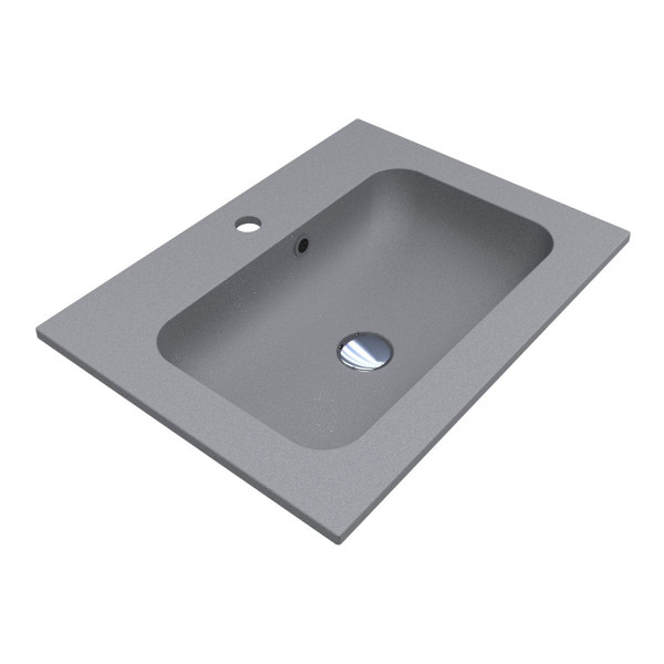 Умивальник DELLA 600 MIRASTONE GRAY Miraggio