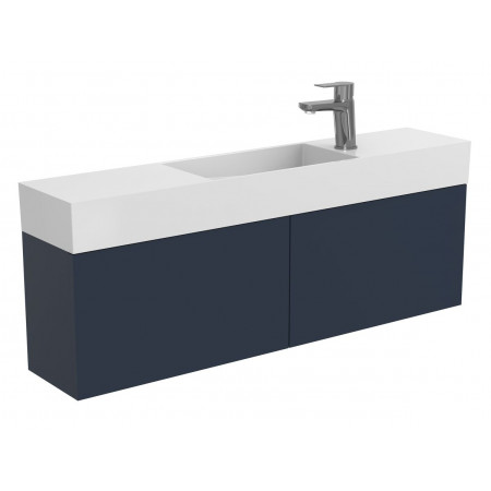 Тумба підвісна MINIMA синя для умивальника TONI 1050 Miraggio