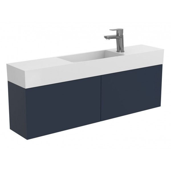 Тумба підвісна MINIMA синя для умивальника TONI 1050 Miraggio