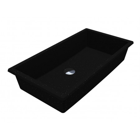 Умивальник BOGOTA 605 MIRASTONE BLACK SHINE Miraggio