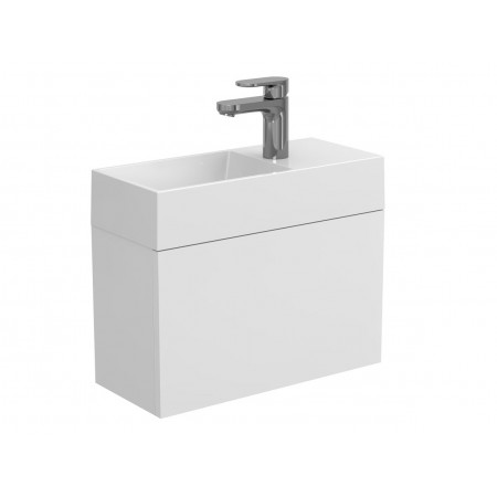 Тумба підвісна MINIMA біла матова для умивальника COPPER 500 Miraggio