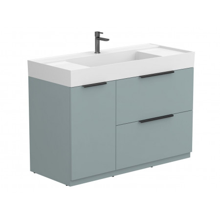 Тумба підлогова ALBA Лагуна з умивальником SOUL 1200 Miraggio