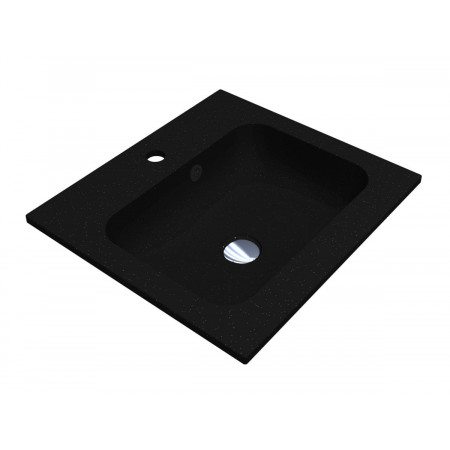 Умивальник DELLA 500 MIRASTONE BLACK SHINE Miraggio