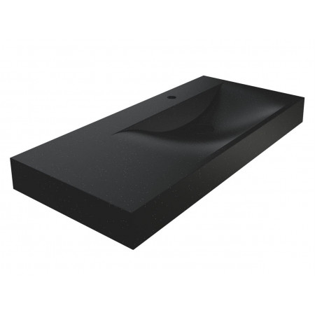 Умивальник VIOLA 1000 R MIRASTONE BLACK SHINE Miraggio