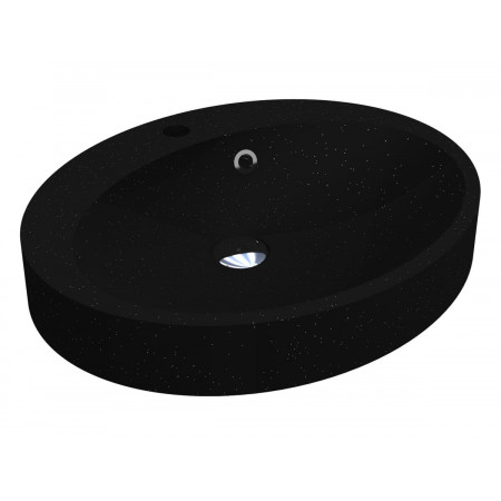 Умивальник DEVON MIRASTONE BLACK SHINE Miraggio