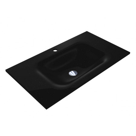 Умивальник JESSEL 800 MIRASTONE BLACK SHINE Miraggio