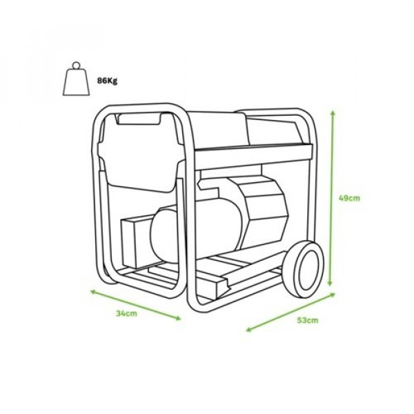 Генератор дизельный GENERGY LIMITED 3000D 3 кВт