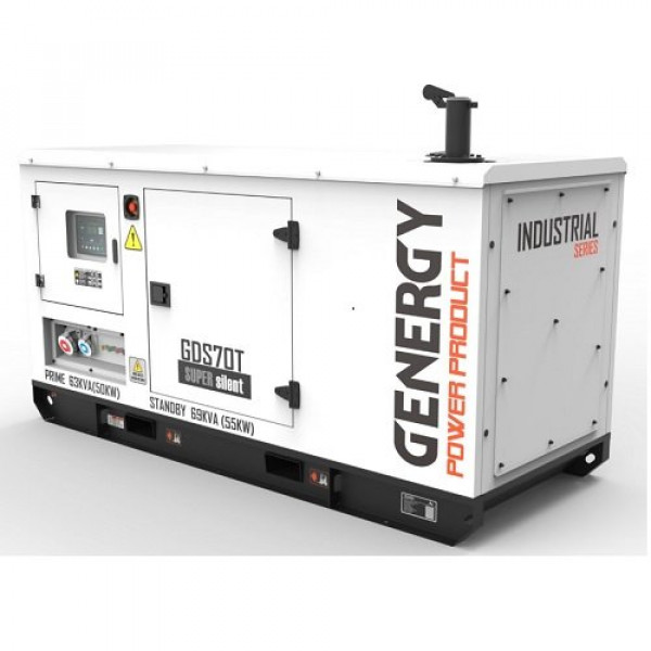 Генератор дизельный GENERGY GDS70T 55 кВт
