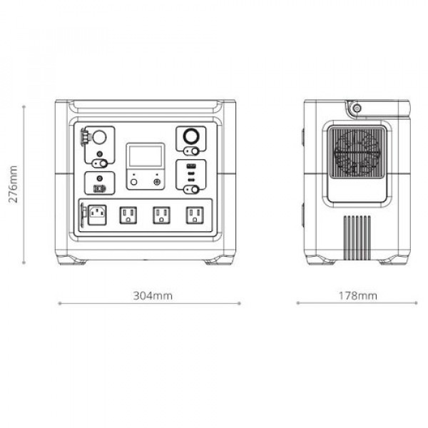 Зарядная станция GENERGY ZERO GZE-0810 835 Вт/ч