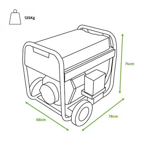 Генератор дизельный GENERGY LIMITED 7000D 6,5 кВт
