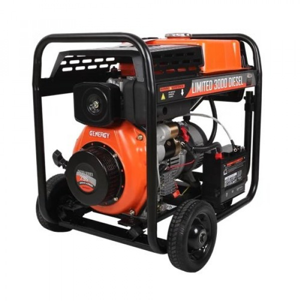 Генератор дизельный GENERGY LIMITED 3000D 3 кВт