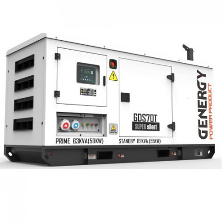 Генератор дизельный GENERGY GDS70T 55 кВт