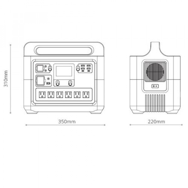 Зарядная станция GENERGY ZERO GZE-1515 1484 Вт/ч