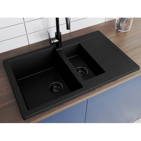 Кухонная мойка LAPAS black shine