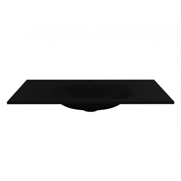 Умывальник JESSEL 1000 MIRASTONE BLACK SHINE