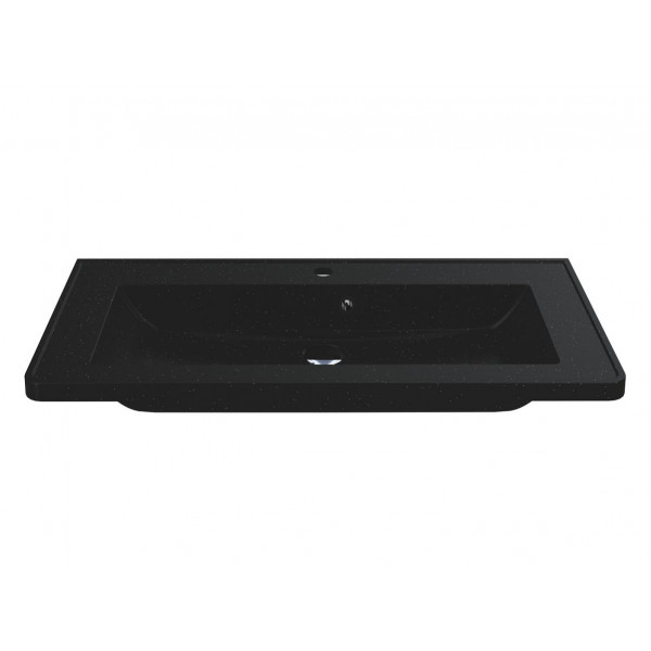 Умывальник TRES MIRASTONE BLACK SHINE