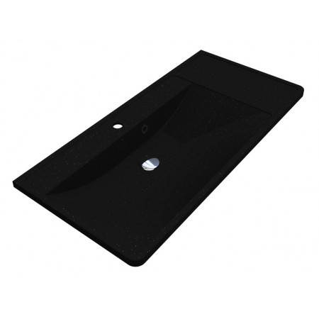 Умывальник SACRAMENTO MIRASTONE BLACK SHINE