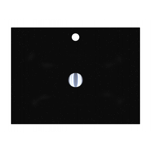 Умывальник JESSEL 600 MIRASTONE BLACK SHINE